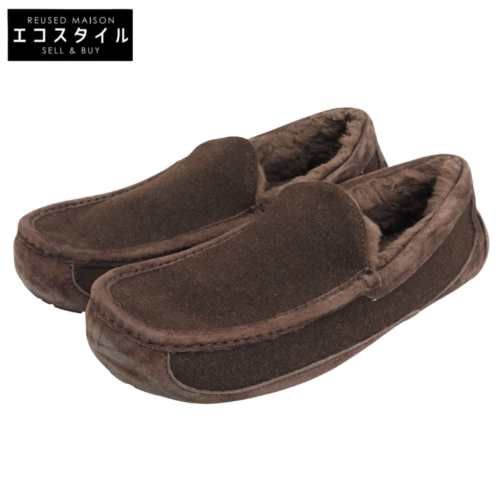 UGG アグ スエード モカシン シューズ メンズ ブラウン 29cm 3233 シューズ