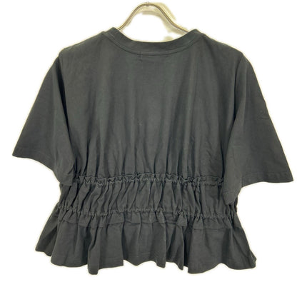 CEaRET シーレット 251020 ブラック Gather T-shirt トップス