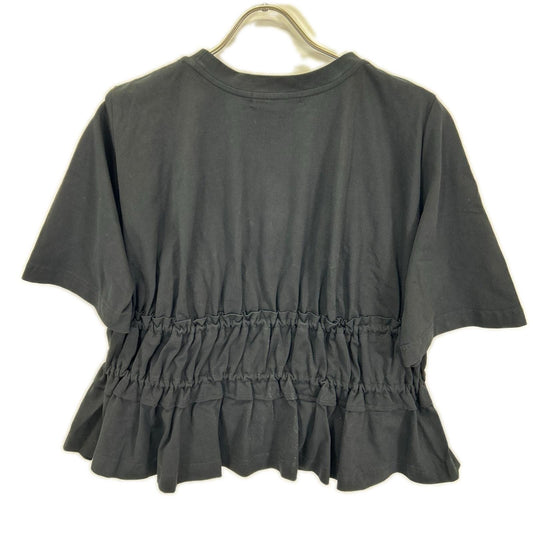 CEaRET Ceret 251020 Black Gather T-shirt Top