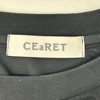 CEaRET シーレット 251020 ブラック Gather T-shirt トップス