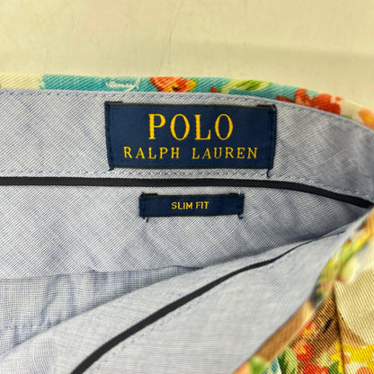 POLObyRalphLauren ポロラルフローレン ブルー SLIMFIT フラガールデザイン ハーフパンツ ボトムス