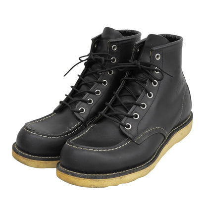 Red Wing レッドウィング レザー 刺繍羽タグ アイリッシュセッター ブーツ シューズ メンズ 黒 ブラック 26cm 8179 シューズ
