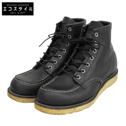 Red Wing レッドウィング レザー 刺繍羽タグ アイリッシュセッター ブーツ シューズ メンズ 黒 ブラック 26cm 8179 シューズ