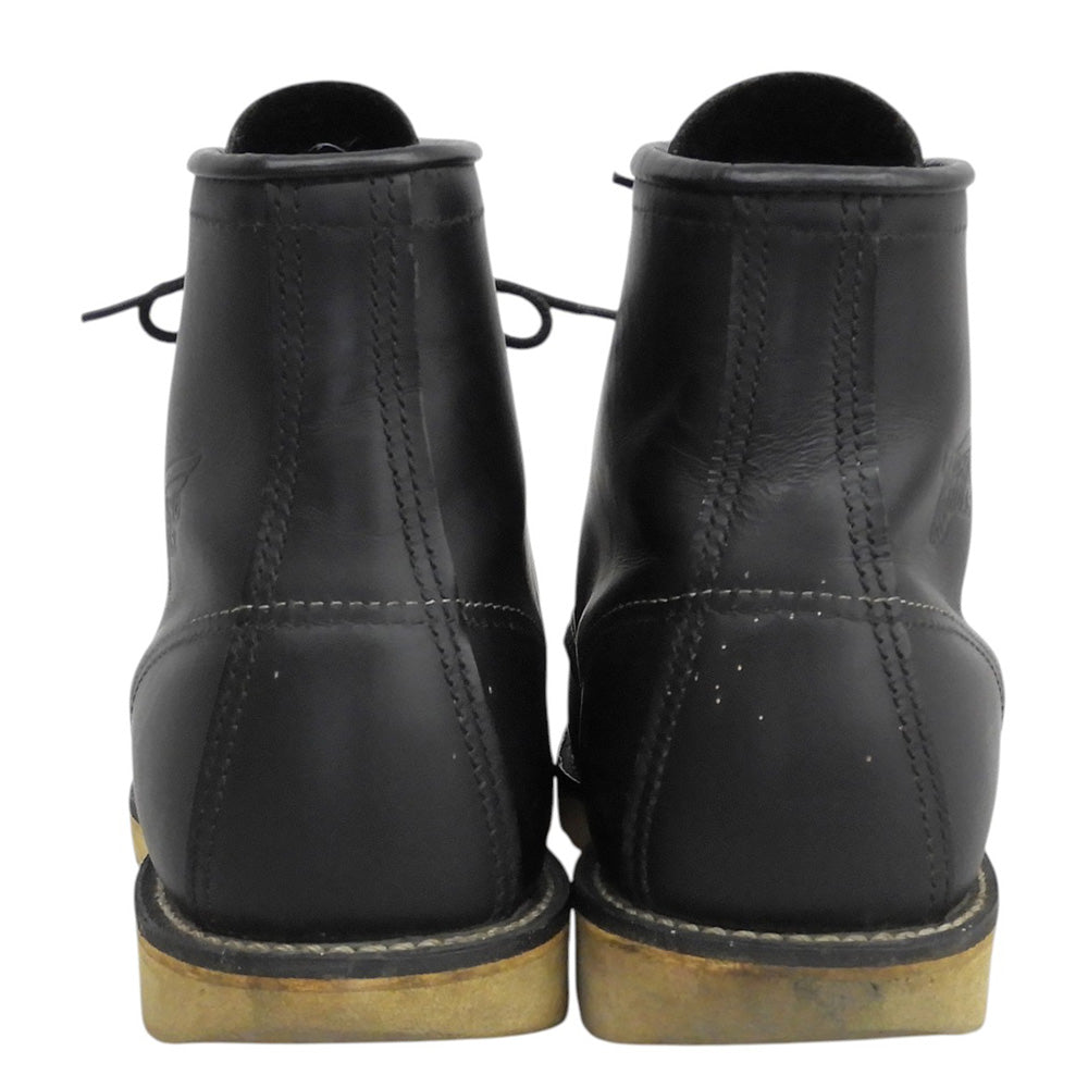 Red Wing レッドウィング レザー 刺繍羽タグ アイリッシュセッター ブーツ シューズ メンズ 黒 ブラック 26cm 8179 シューズ