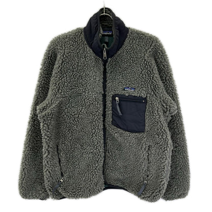 Patagonia パタゴニア 02年製 23024 グレー USA製 クラシックレトロカーディガン トップス
