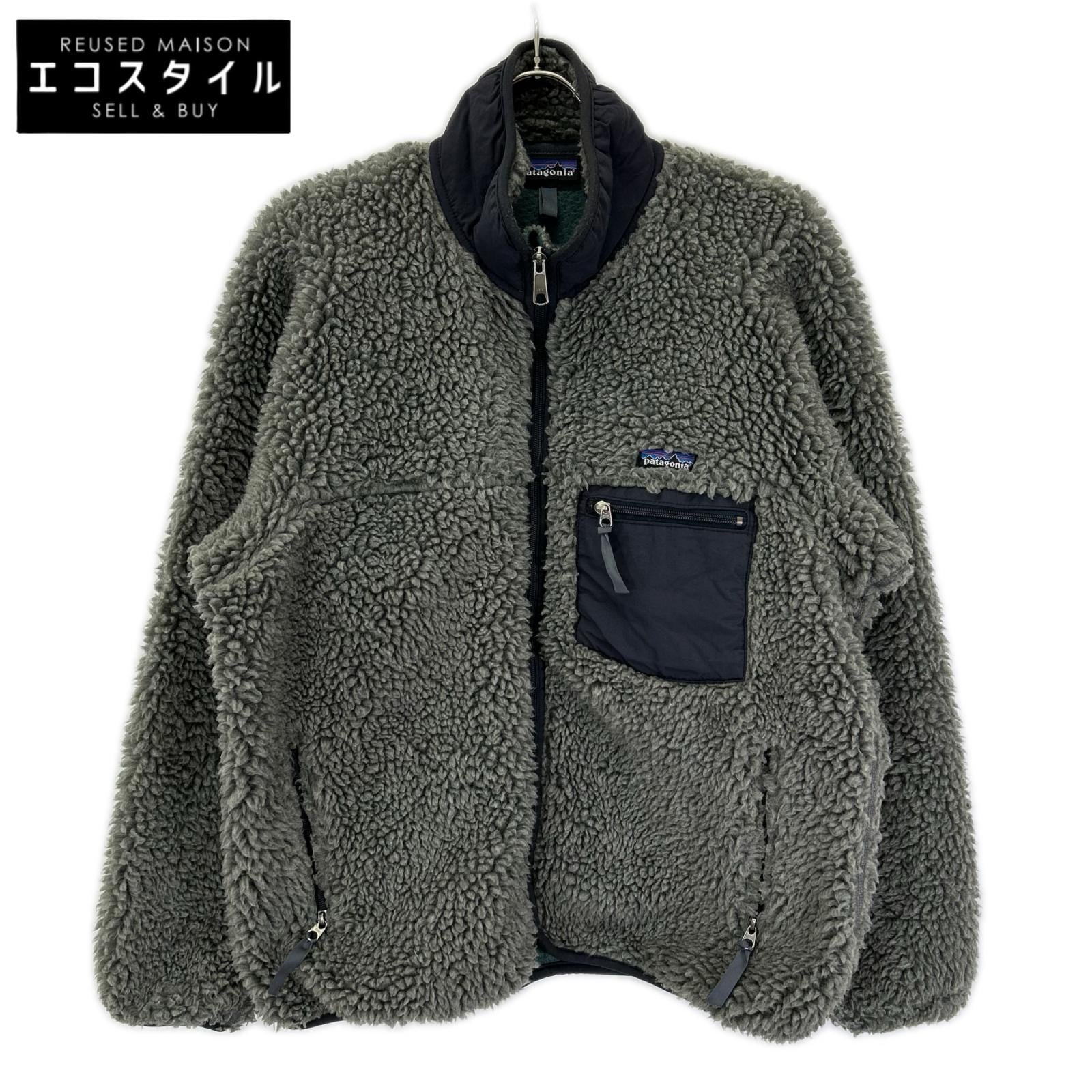 Patagonia パタゴニア 02年製 23024 グレー USA製 クラシックレトロカーディガン トップス