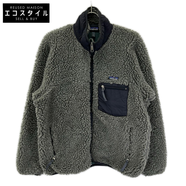 Patagonia パタゴニア 02年製 23024 グレー USA製 クラシックレトロカーディガン トップス