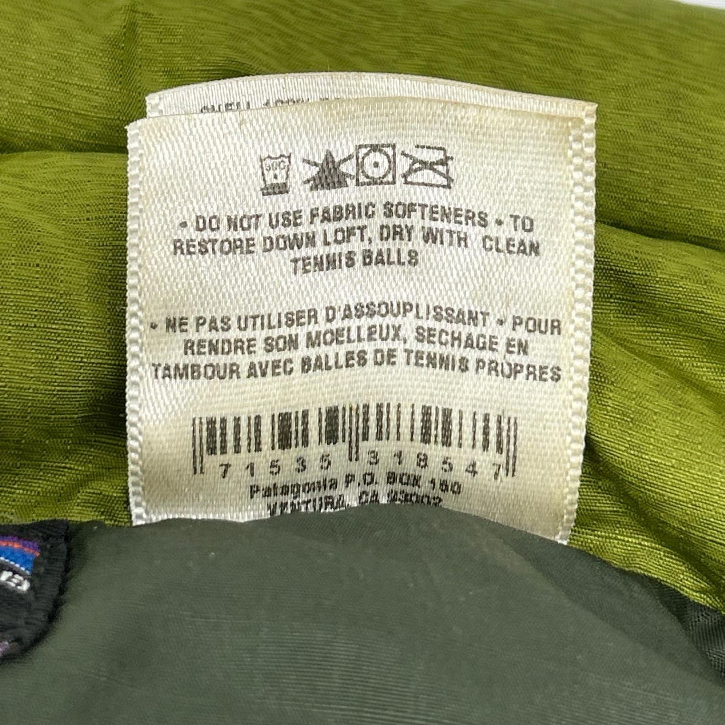 Patagonia パタゴニア 01~02年製 84500 ゲッコーグリーン パッカブル ダウンジャケット ジャケット
