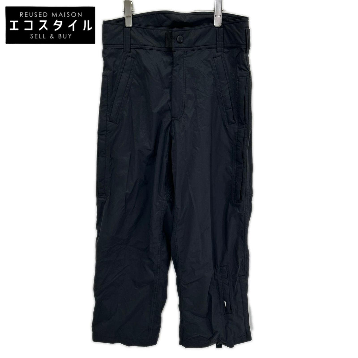 stussy ステューシー 90's ブラック スキーウェア ナイロンパンツ ボトムス
