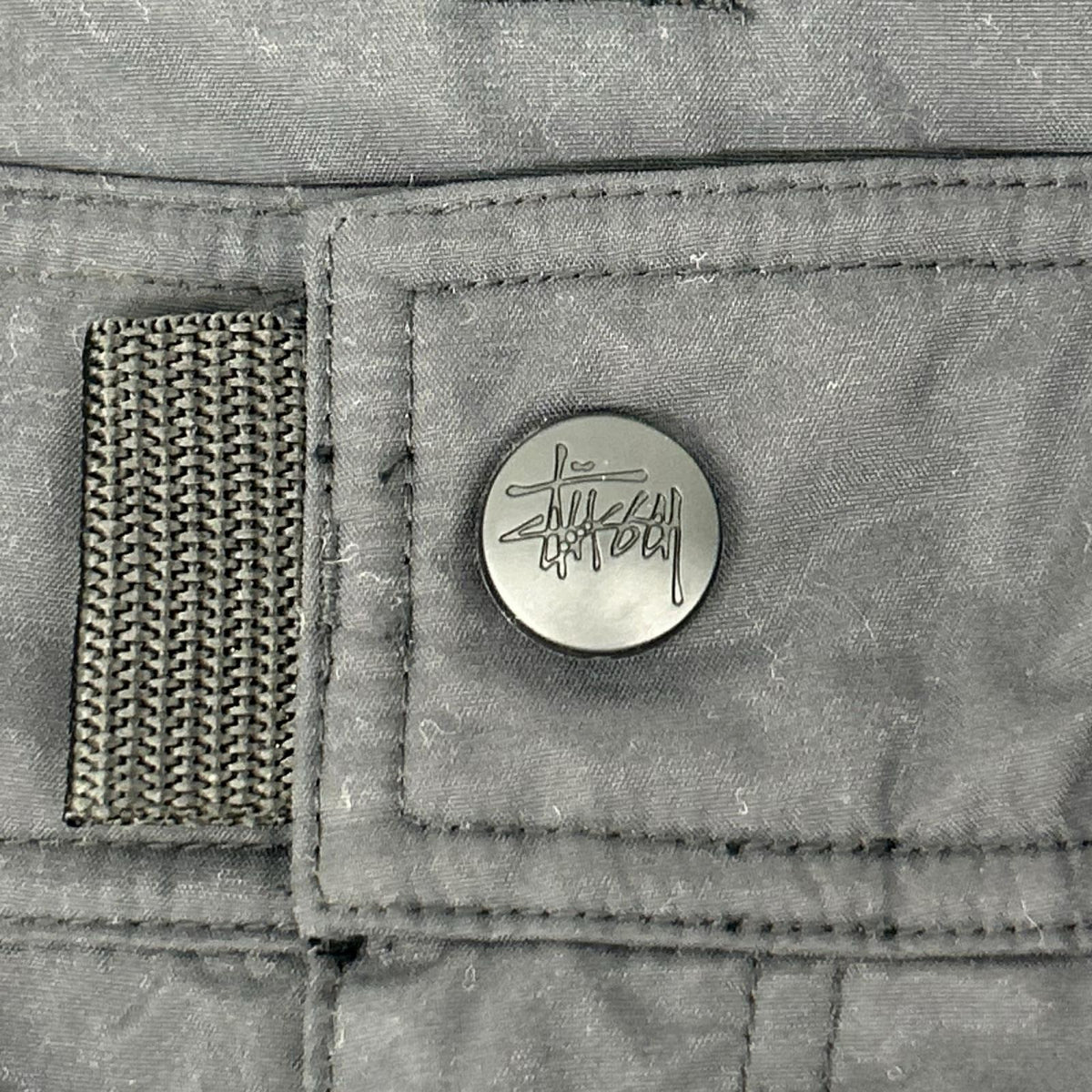 stussy ステューシー 90's ブラック スキーウェア ナイロンパンツ ボトムス