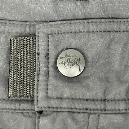 stussy ステューシー 90's ブラック スキーウェア ナイロンパンツ ボトムス