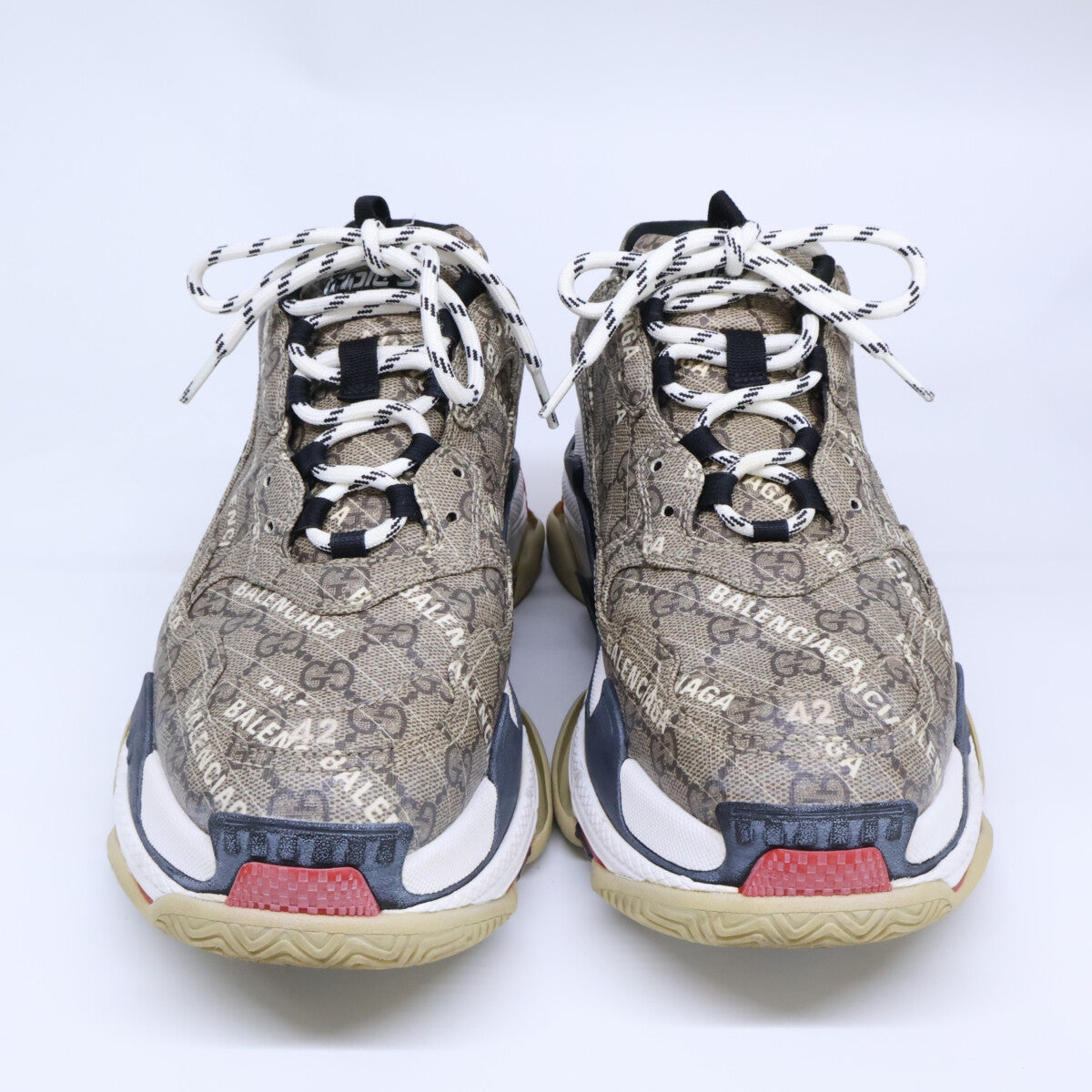 BALENCIAGA バレンシアガ ｘGUCCI グッチ 681066 ザ ハッカー プロジェクト トリプルS スニーカー シューズ