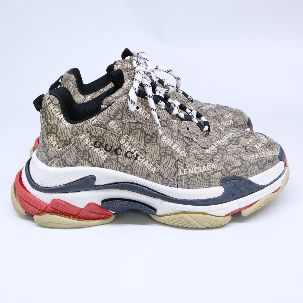 BALENCIAGA バレンシアガ ｘGUCCI グッチ 681066 ザ ハッカー プロジェクト トリプルS スニーカー シューズ