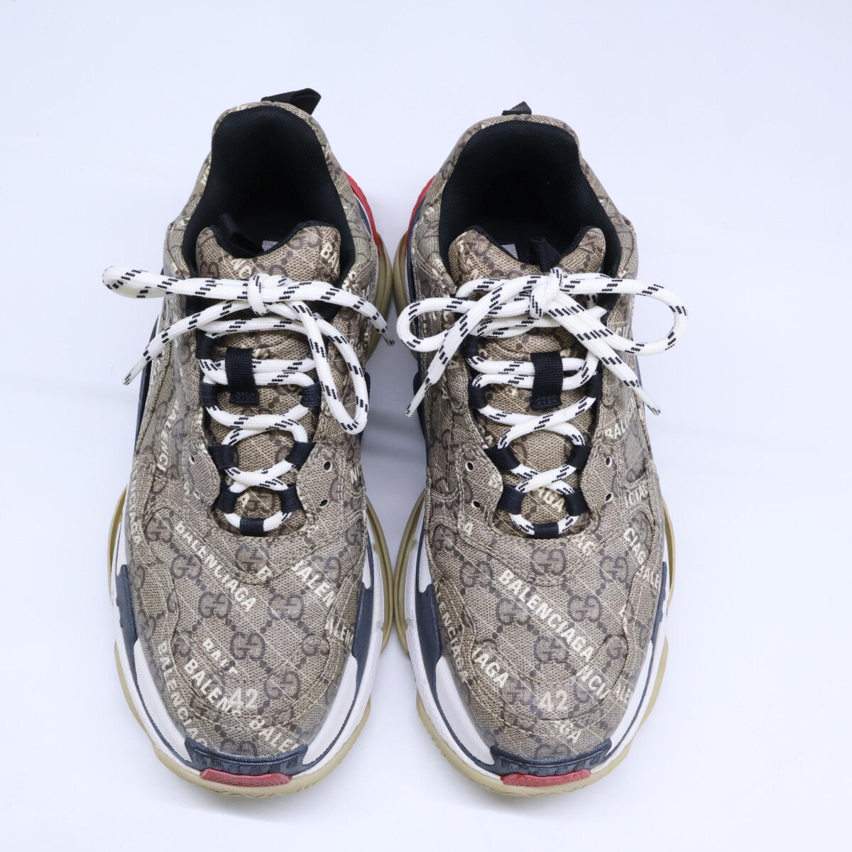 BALENCIAGA バレンシアガ ｘGUCCI グッチ 681066 ザ ハッカー プロジェクト トリプルS スニーカー シューズ