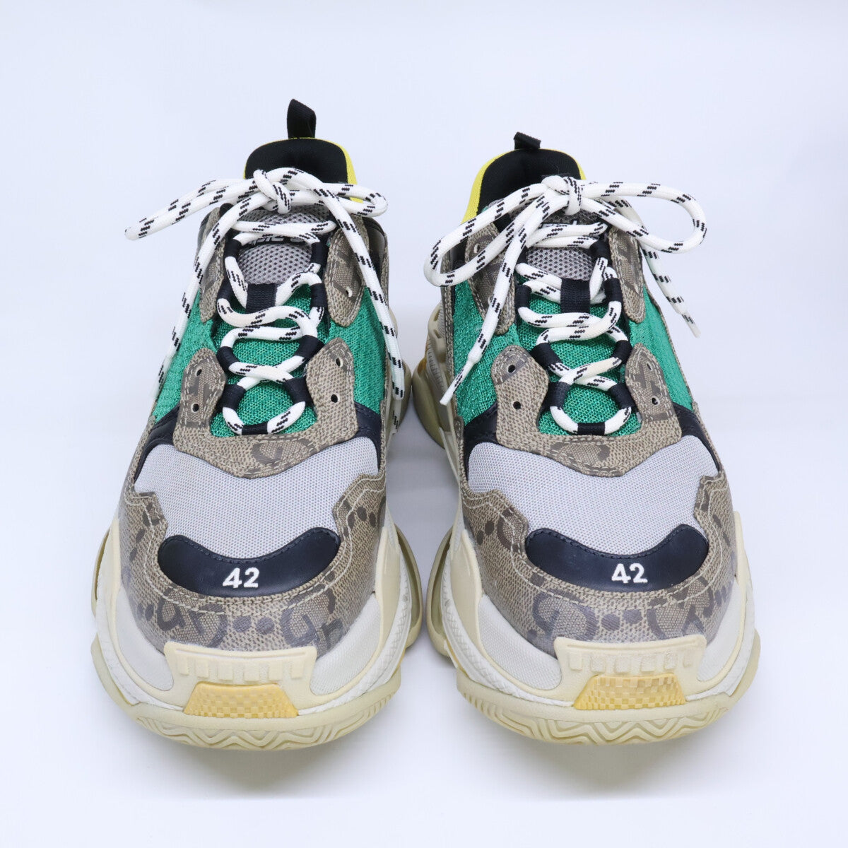 BALENCIAGA バレンシアガ ｘGUCCI グッチ 681067 ザ・ハッカープロジェクト トリプルS スニーカー シューズ