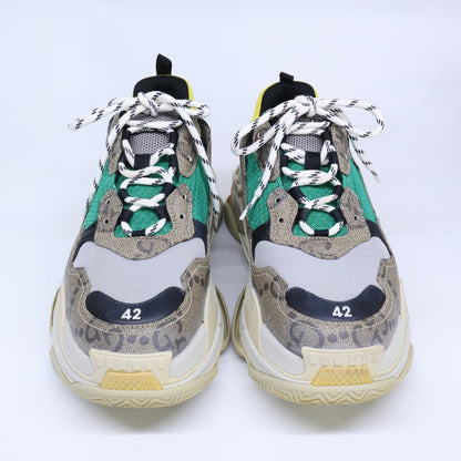 BALENCIAGA バレンシアガ ｘGUCCI グッチ 681067 ザ・ハッカープロジェクト トリプルS スニーカー シューズ