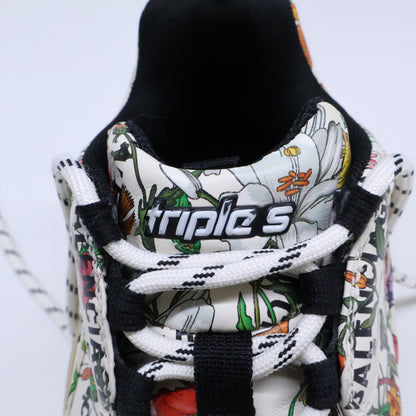 BALENCIAGA バレンシアガ ｘGUCCI グッチ 681068 Triple S トリプルS フローラルプリント スニーカー シューズ