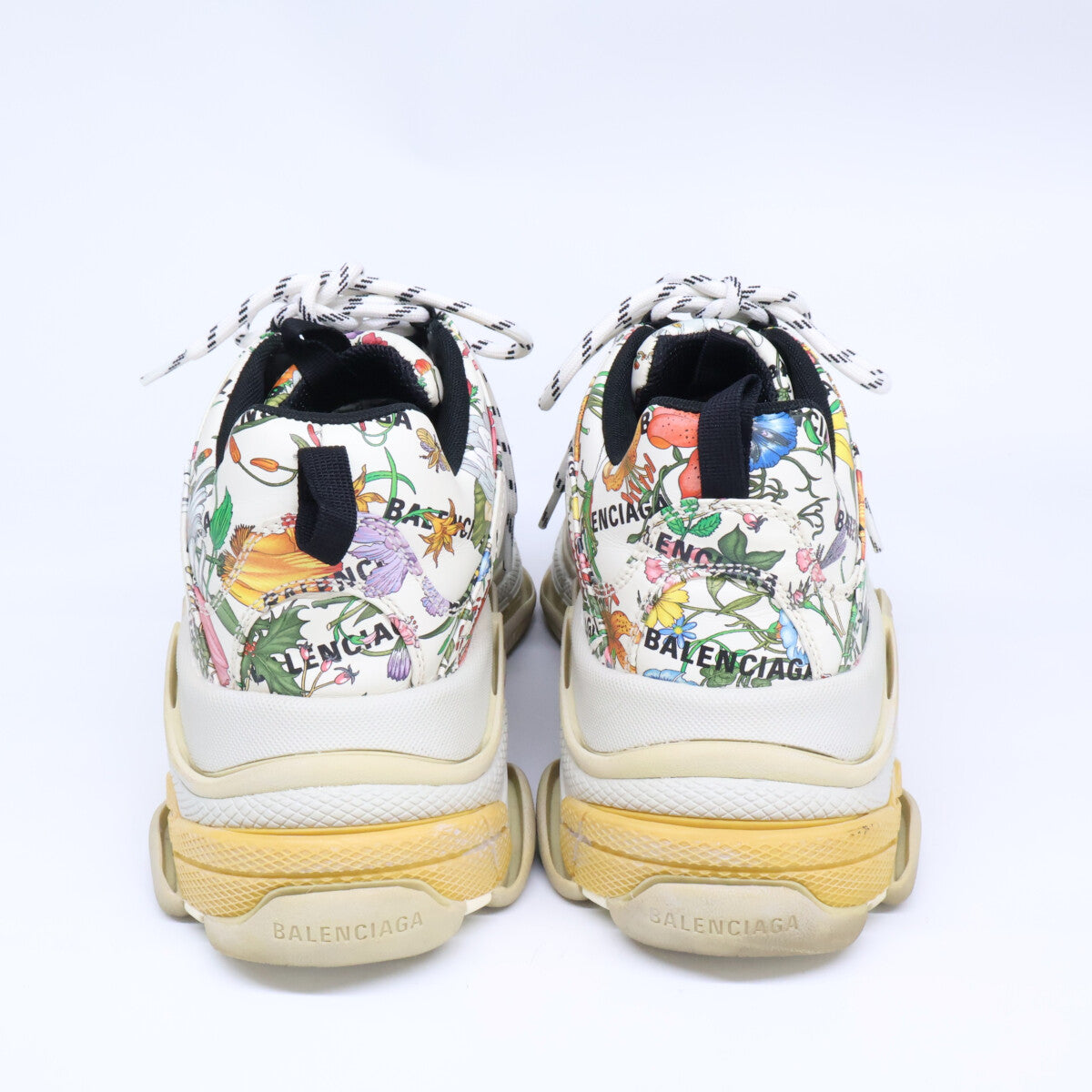 BALENCIAGA バレンシアガ ｘGUCCI グッチ 681068 Triple S トリプルS フローラルプリント スニーカー シューズ