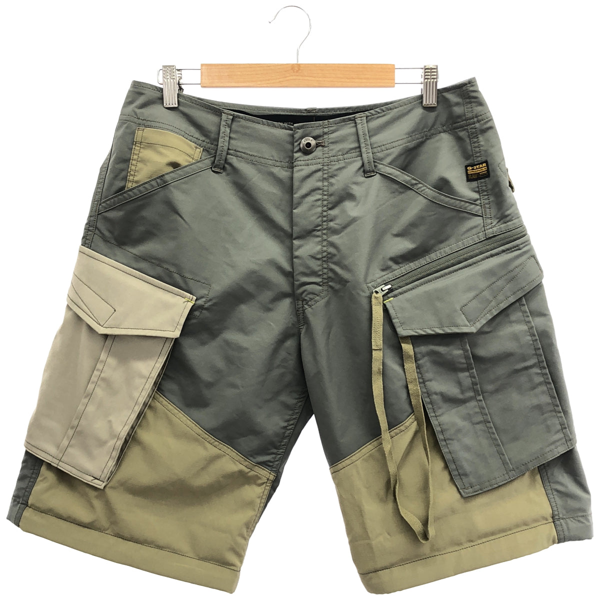 G-STAR RAW ジースターロゥ カーキ ROVIC LOOSE PM SHORT カーゴ ハーフパンツ ボトムス