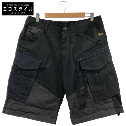 G-STAR RAW ジースターロゥ ブラック ROVIC LOOSE PM SHORT カーゴ ハーフパンツ ボトムス