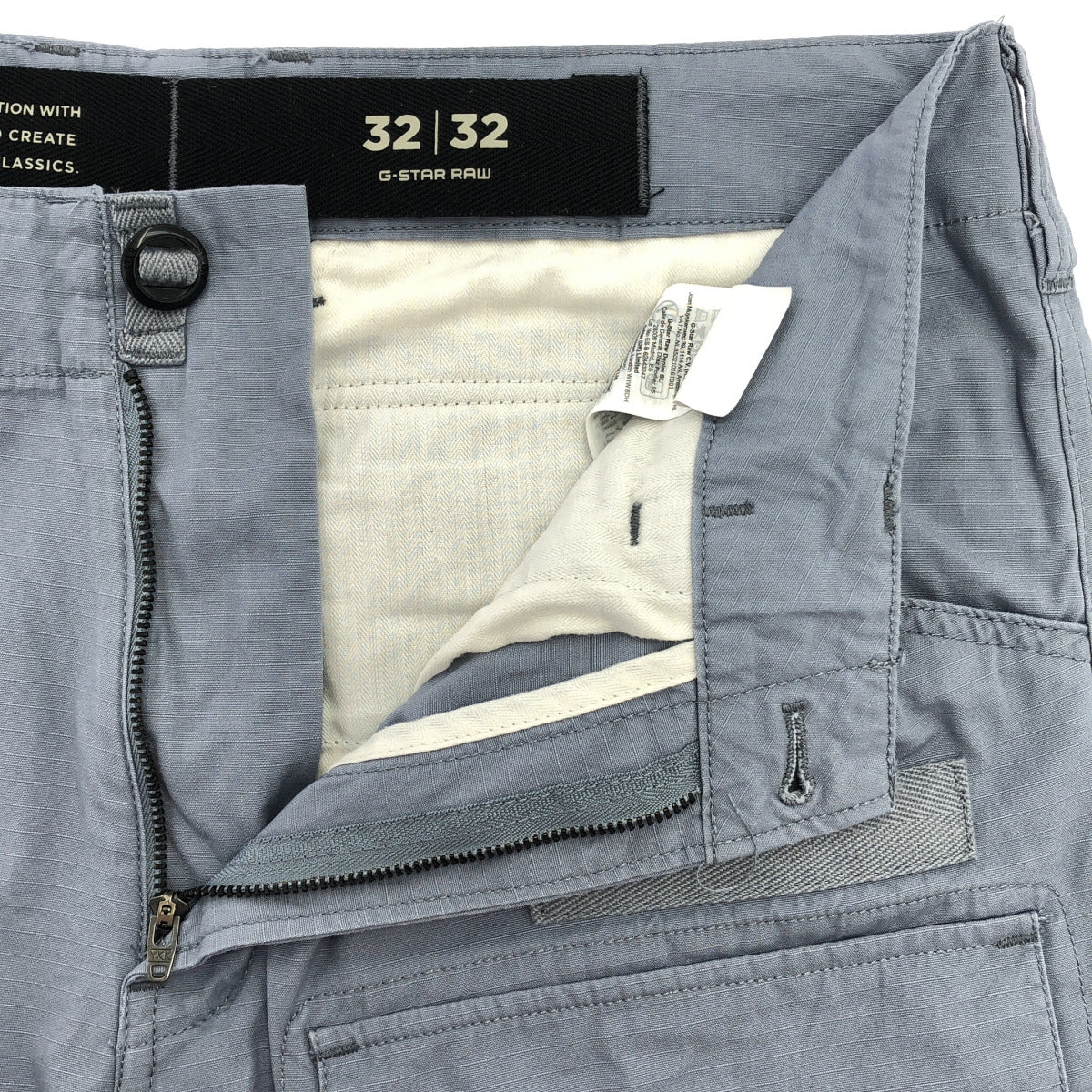 G-STAR RAW ジースターロゥ グレー 3D REGULAR TAPERED カーゴパンツ ボトムス
