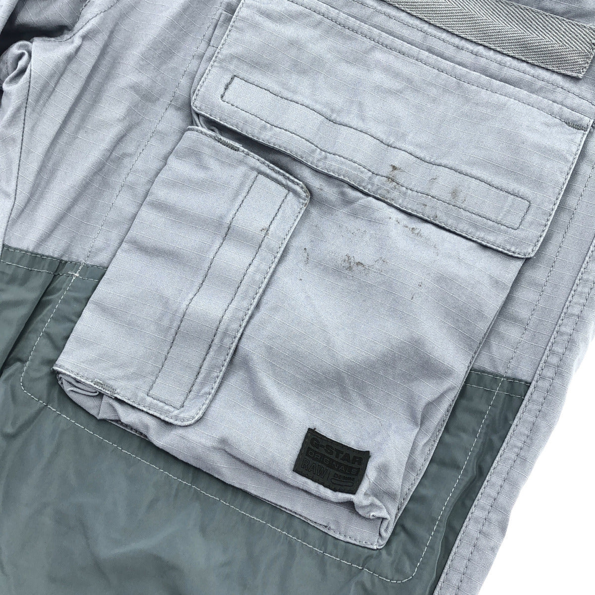 G-STAR RAW ジースターロゥ グレー 3D REGULAR TAPERED カーゴパンツ ボトムス