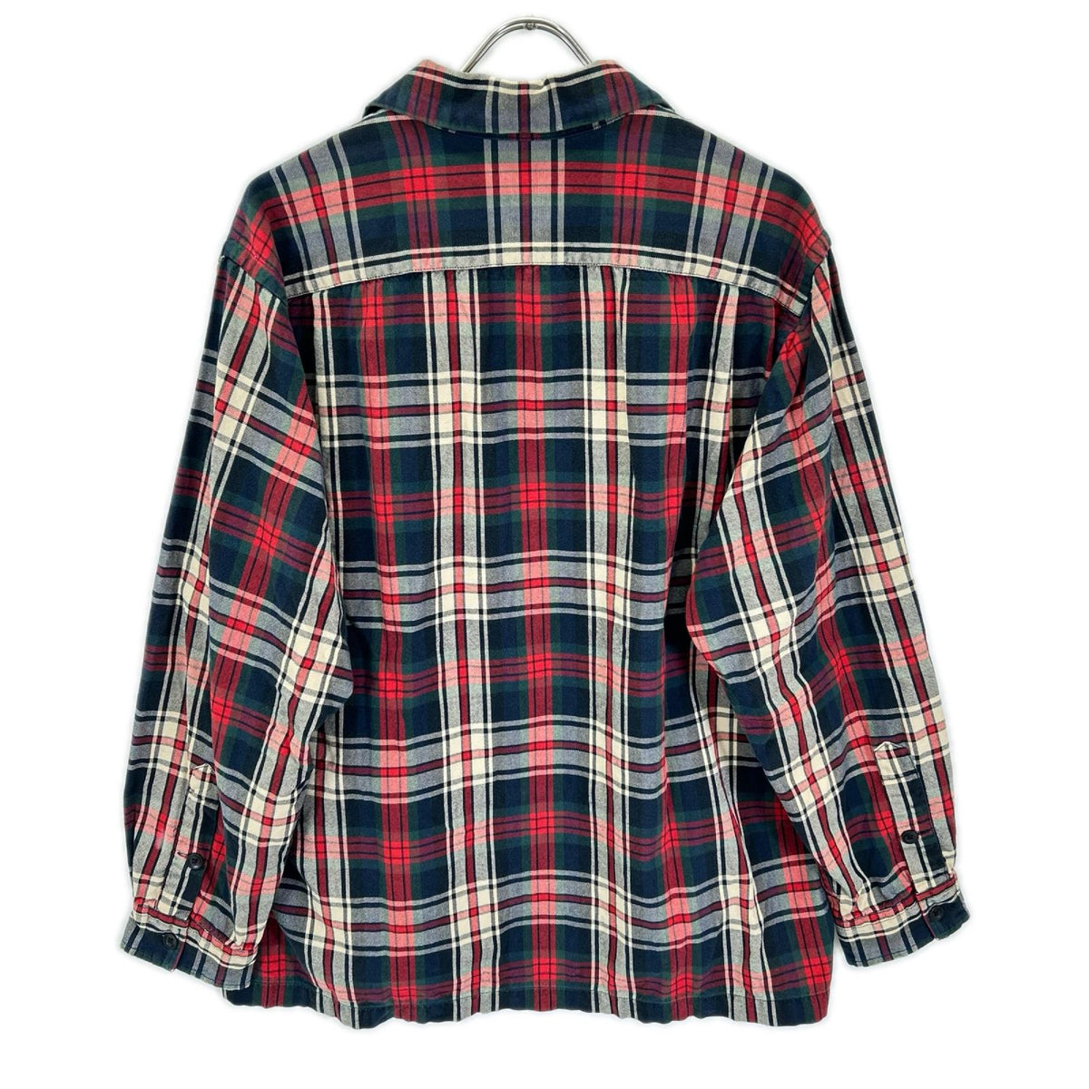 POLObyRalphLauren ポロラルフローレン 90s レッド系 オンブレチェック柄 SKI CAMP 長袖シャツ トップス