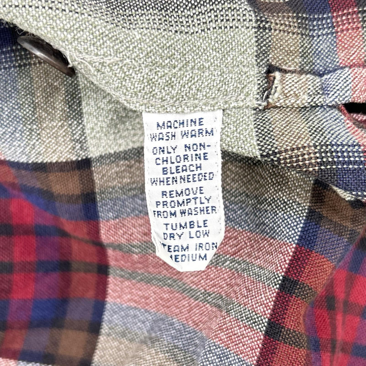 POLObyRalphLauren ポロラルフローレン 90s レッド×グレー系 オンブレチェック SKI CAMP 長袖シャツ トップス