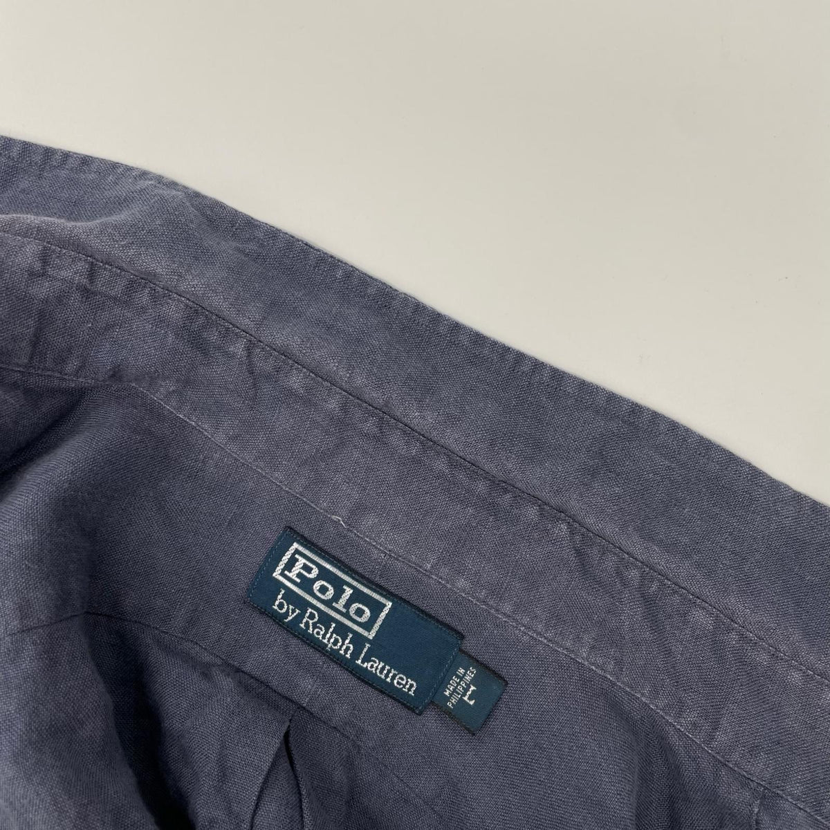 POLObyRalphLauren ポロラルフローレン 90s リネン ダブルポケット 長袖シャツ トップス