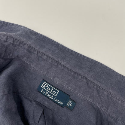 POLObyRalphLauren ポロラルフローレン 90s リネン ダブルポケット 長袖シャツ トップス