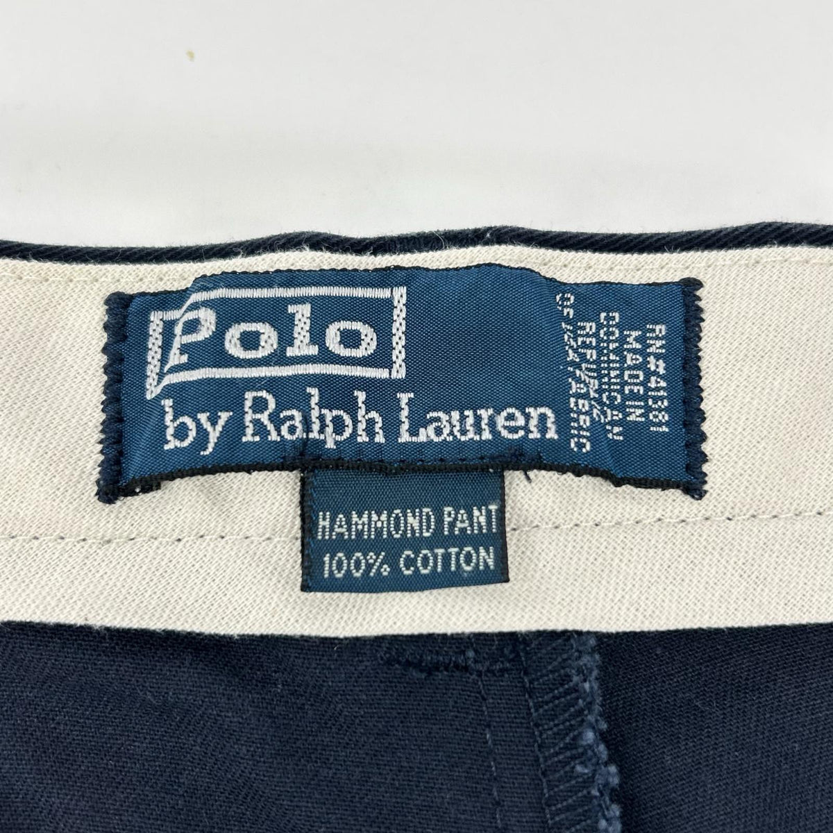 POLObyRalphLauren ポロラルフローレン 90s ネイビー 2タック ポロチノ HAMMOND PANT チノパンツ ボトムス