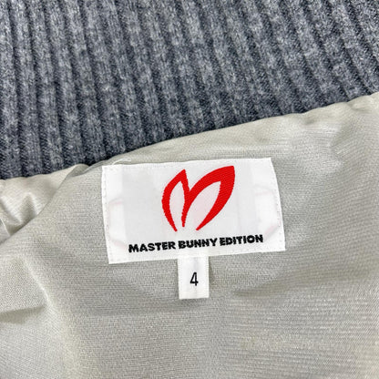 MASTER BUNNY EDITION マスターバニーエディション グレー ウール ニットジップ ジャケット ジャケット