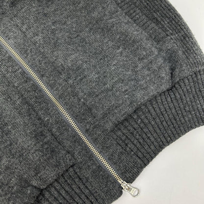 MASTER BUNNY EDITION マスターバニーエディション グレー ウール ニットジップ ジャケット ジャケット