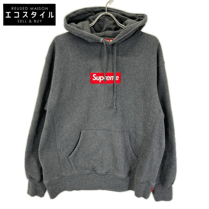 Supreme シュプリーム 21AW グレー Box Logo Hooded Sweatshirt トップス