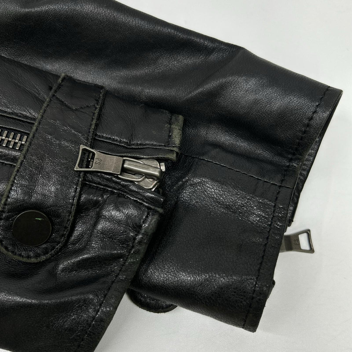 PS Paul Smith ピーエスポールスミス ブラック ラムレザー シングルジャケット ジャケット