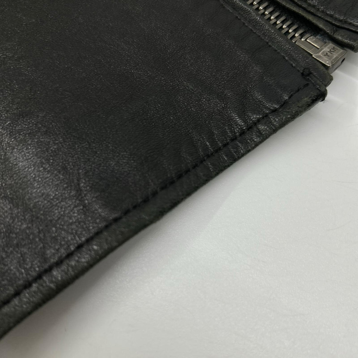 PS Paul Smith ピーエスポールスミス ブラック ラムレザー シングルジャケット ジャケット