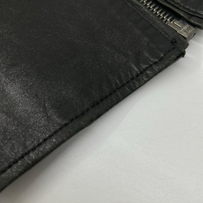 PS Paul Smith ピーエスポールスミス ブラック ラムレザー シングルジャケット ジャケット