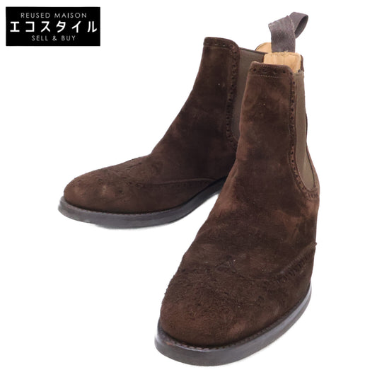 JOSEPH CHEANEY&SONS ジョセフチーニーアンドサンズ ウィングチップ スエード サイドゴアブーツ シューズ