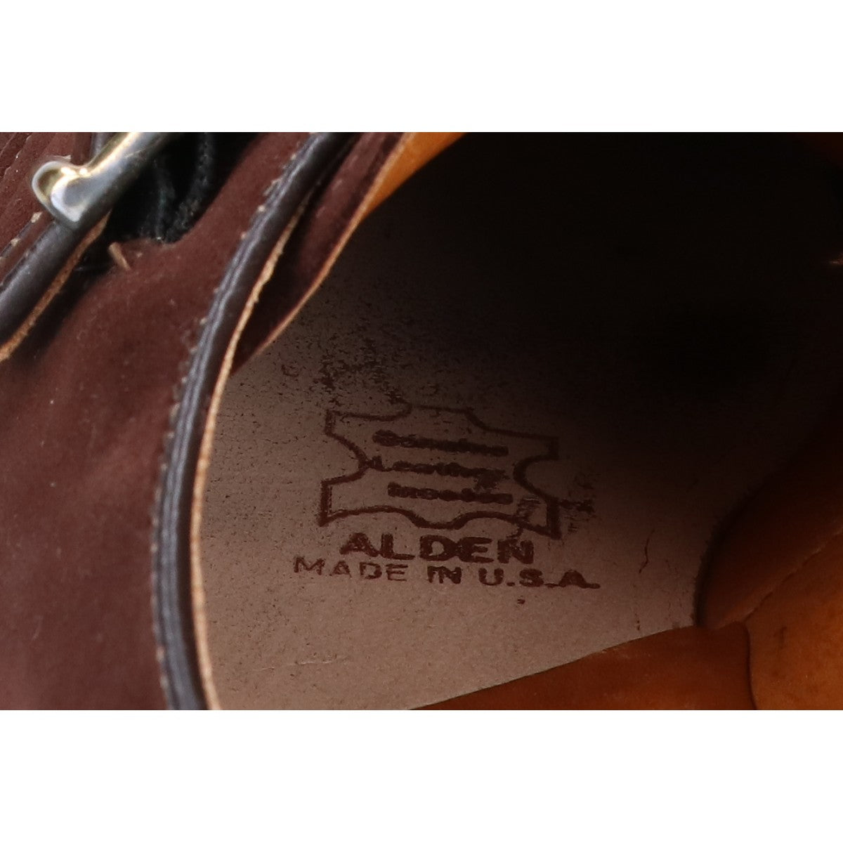 Alden オールデン 8M94 スエード シングルモンクストラップ シューズ シューズ