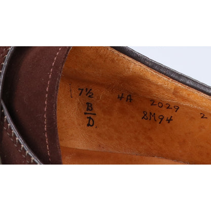 Alden オールデン 8M94 スエード シングルモンクストラップ シューズ シューズ
