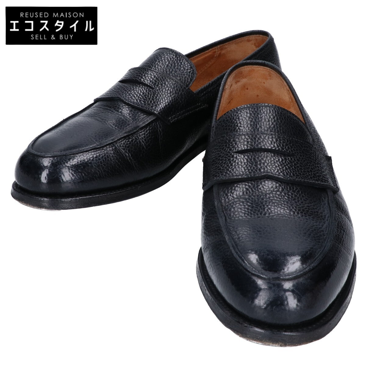 Crockett&Jones クロケット＆ジョーンズ BEAUTY&YOUTH ビューティー＆ユース別注 5969 STOCKTON 2 ストックトン2 レザー コインローファー シューズ