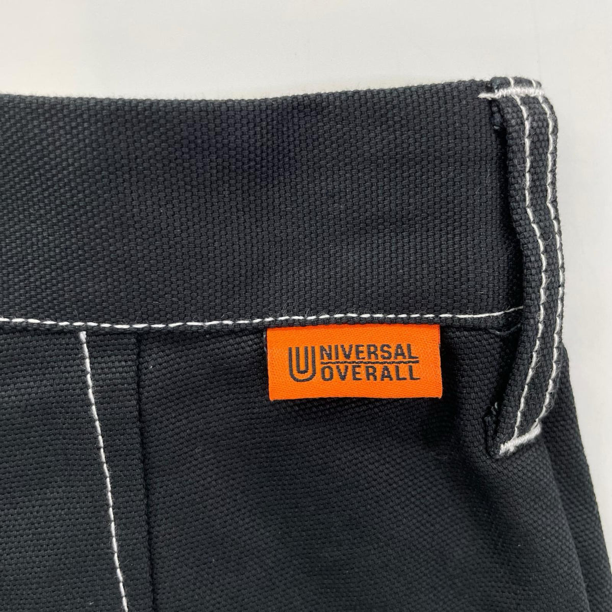 UNIVERSAL OVERALL ユニバーサルオーバーオール 【×NON TOKYO】ブラック 花柄刺繍 ワークパンツ ボトムス