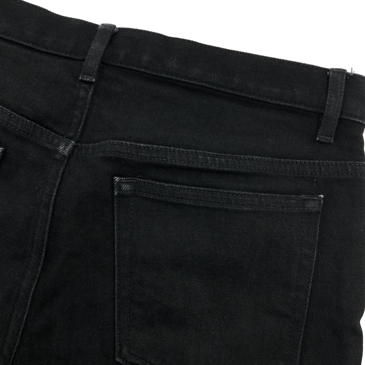 A.P.C. アーペーセー 2660 ブラック ボタンフライ デニム パンツ ボトムス
