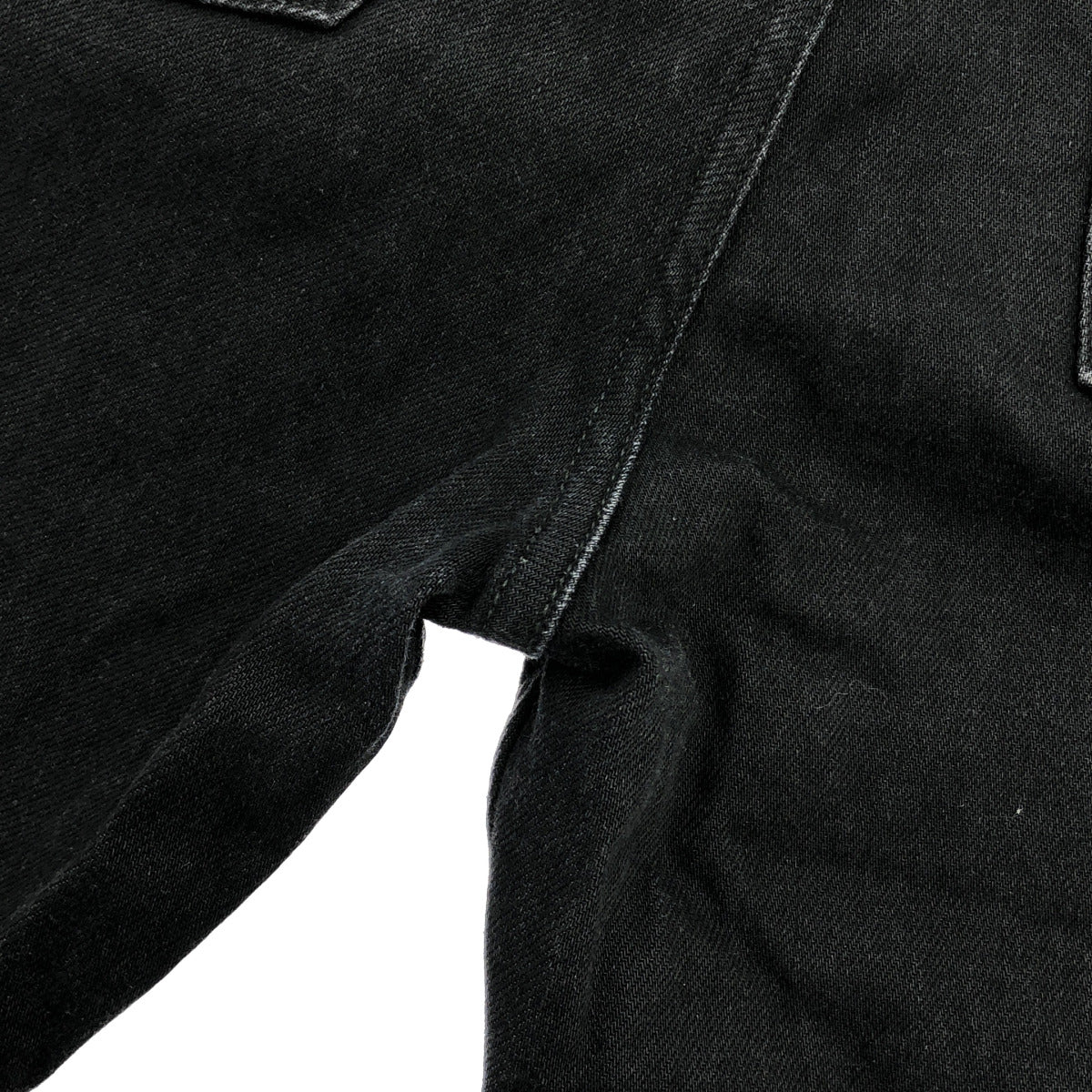 A.P.C. アーペーセー 2660 ブラック ボタンフライ デニム パンツ ボトムス