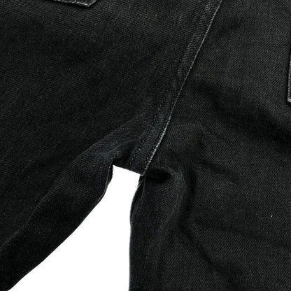 A.P.C. アーペーセー 2660 ブラック ボタンフライ デニム パンツ ボトムス