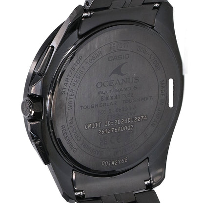 CASIO カシオ 新品同様 OCW-S7000CN-1AJF オシアナス マンタ CALM NIGHT タフソーラー電波 腕時計