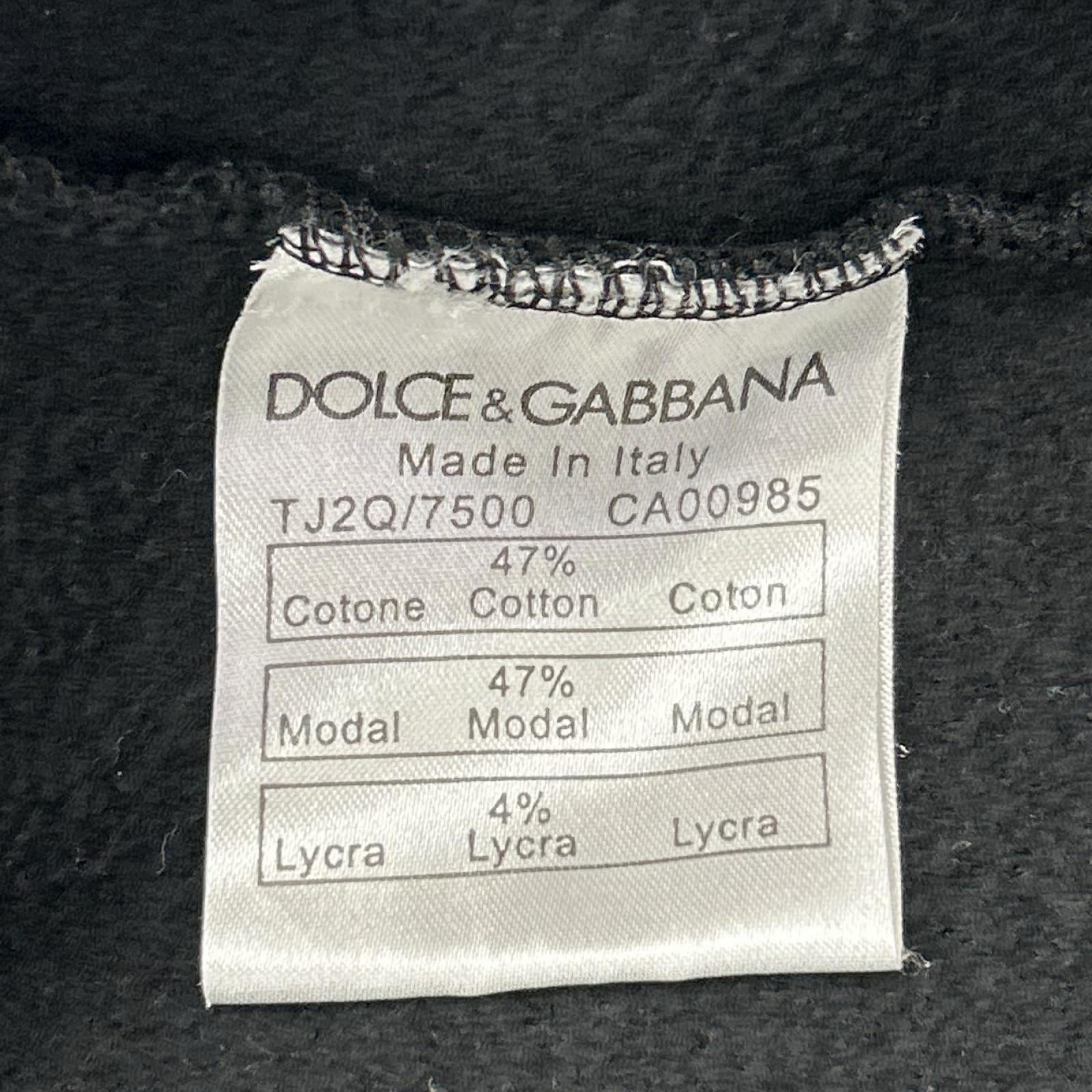 DOLCE&GABBANA ドルチェアンドガッバーナ ブラック 切替 フーディ ブルゾンジャケット ジャケット