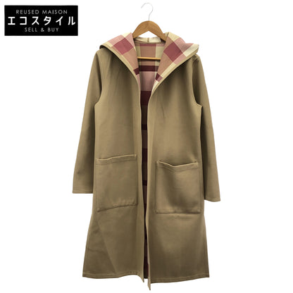 BLUE LABEL CRESTBRIDGE ブルーレーベルクレストブリッジ 55F04-634-42 ベージュ リバーシブル フード付き コート トップス