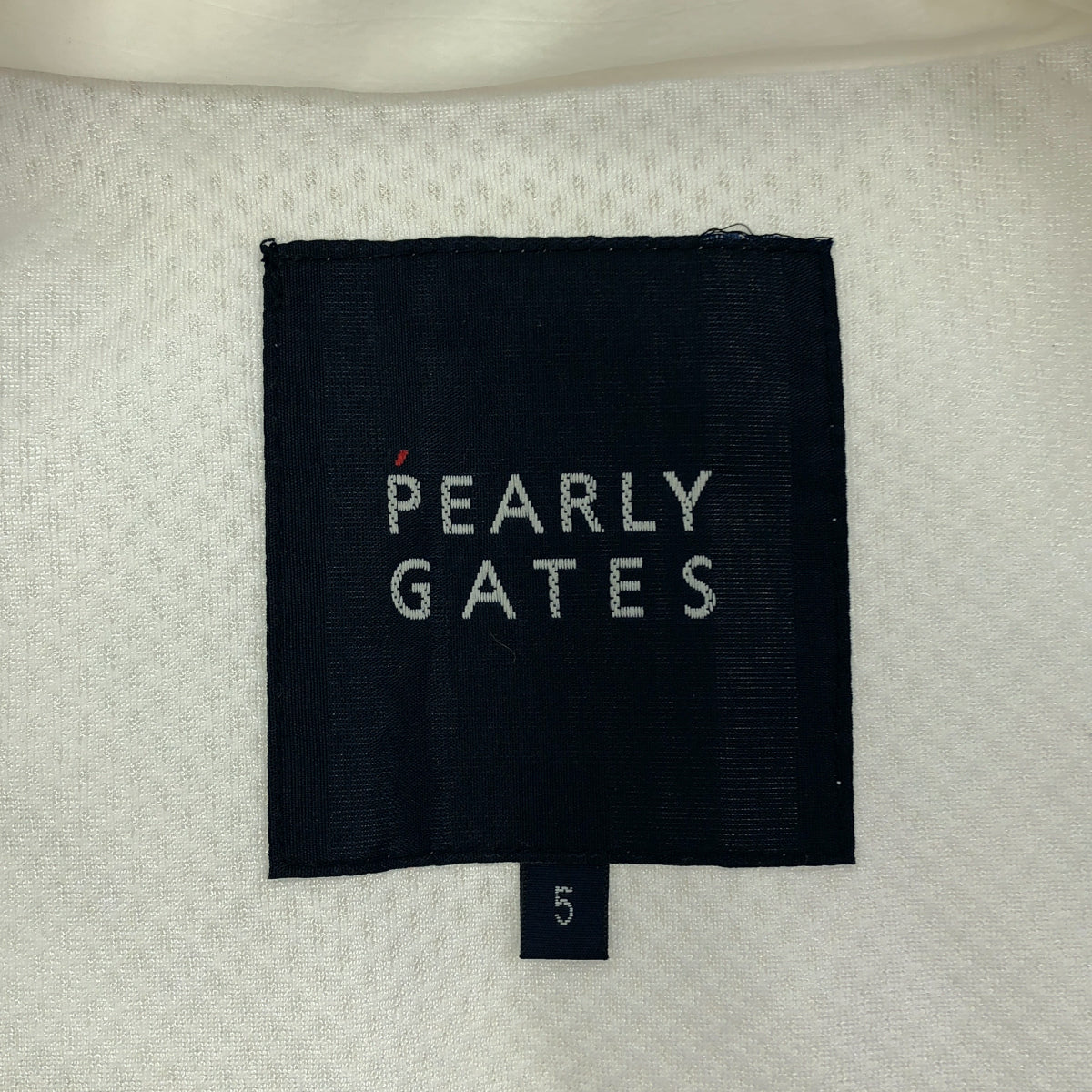 PEARLY GATES パーリーゲイツ 25年製 ホワイト 総柄 ベスト トップス