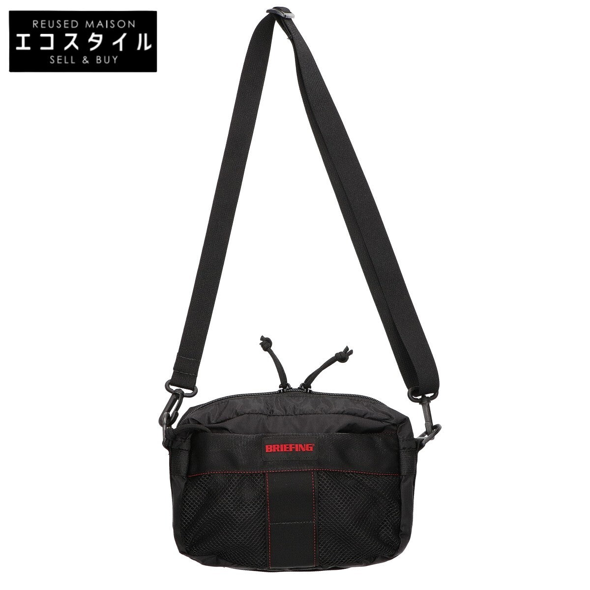 BRIEFING ブリーフィング 美品 グリーンレーベルリラクシング別注 ジップライナー ナイロン ショルダーバッグ